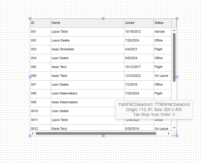 TMS Software Delphi Components