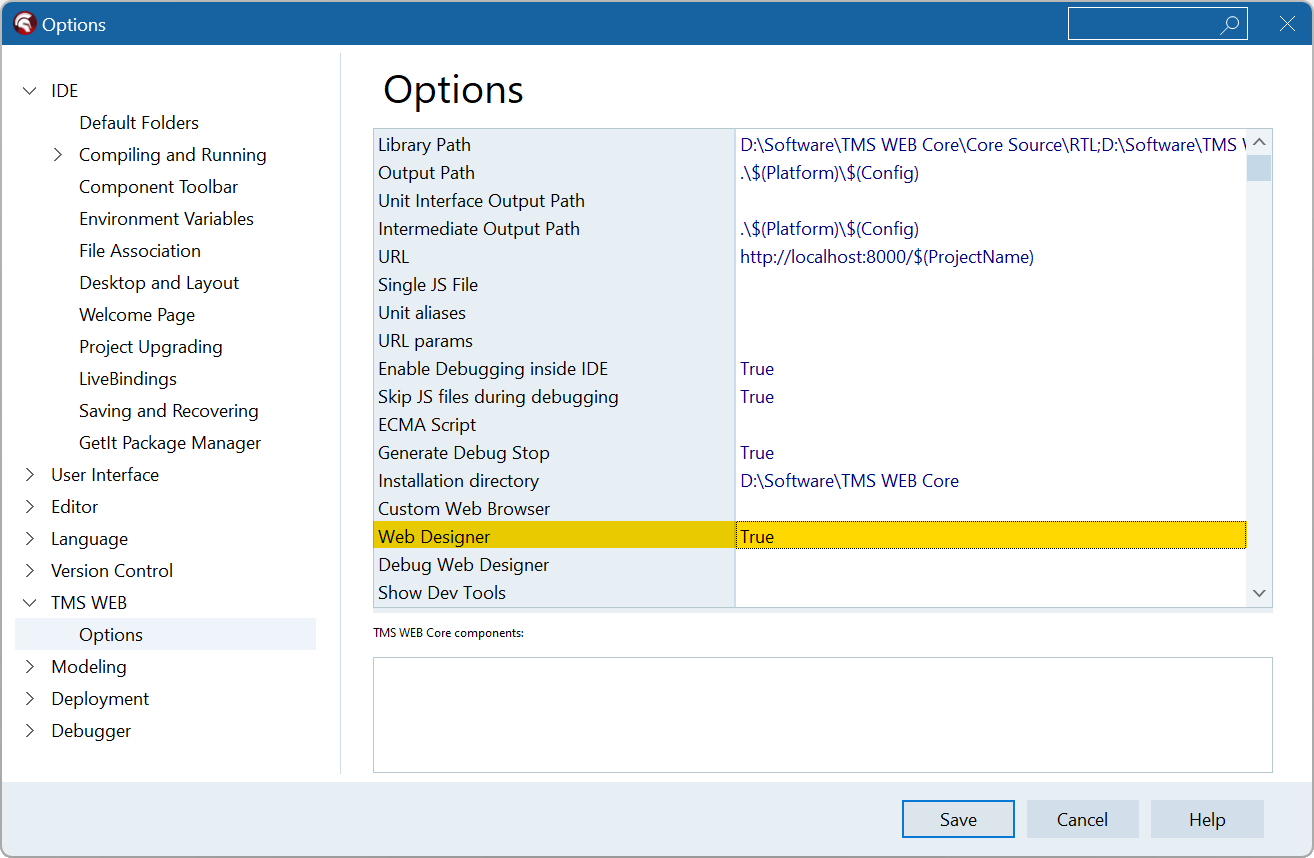 TMS Software Delphi  Components 
